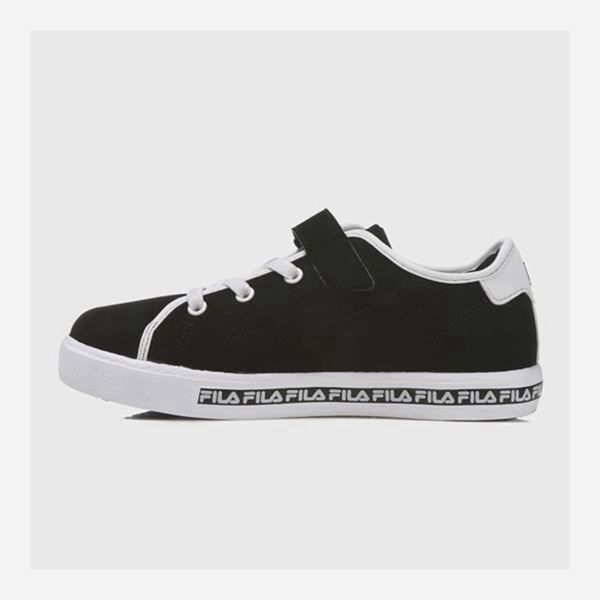 Fila Center Court S Kd Boy's Lifestyle Shoes - Black,NZ 248-42837